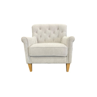 Captain Club Chair - Hale Linen Fabric
