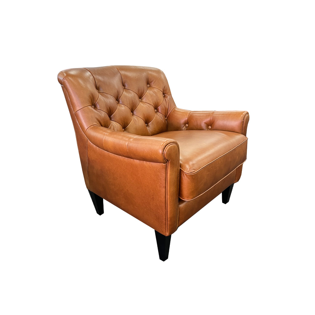Captains Chair - Pull Up Tan Leather