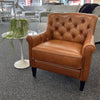 Captain Chair - Pull Up Tan Leather