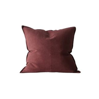 Cushion - Como with Feather Inner - Garnet
