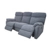 Cortez Electric Recliner Lounge Suite in Thunderstorm Blue Fabric