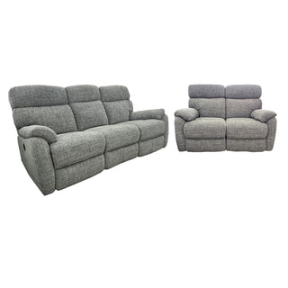 Cortez 3ReRe+2ReRe - Power Recliner Suite - Urban Sofa - Chacha Pewter