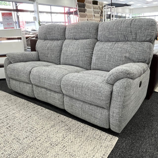 Cortez 3ReRe Power Recliner Sofa - Urban Sofa F30 TX3199 Chacha Pewter Fabric - Orders Available