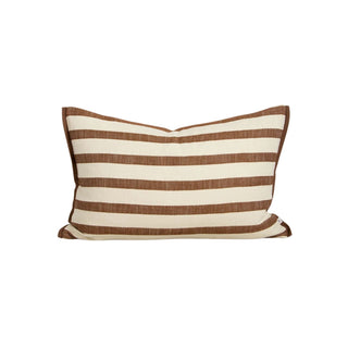 Cushion - Calden with Feather Inner - Chestnut