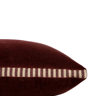 Cushion - Edward with Feather Inner - Oxblood