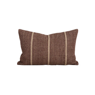 Outdoor/Indoor Cushion - Shore - Claret - Made from 100% Recycled PET