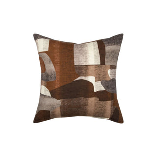 Cushion - Sienna with Feather Fill  - Chocolate