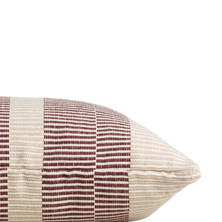Outdoor/Indoor Cushion - Solar - Claret - Made from 100% Recycled PET