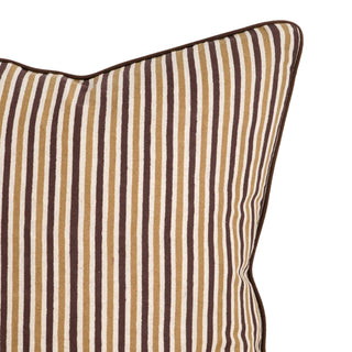 Cushion - Strato with Feather Inner - Chocolate