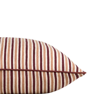 Cushion - Strato with Feather Inner - Oxblood