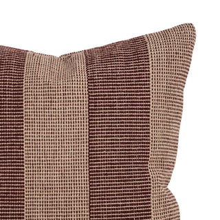 Outdoor/Indoor Cushion - Tide - Claret - Made from 100% Recycled PET