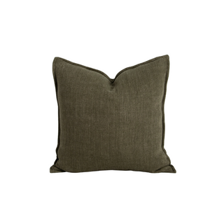 Flaxmill Cushion in Kelp