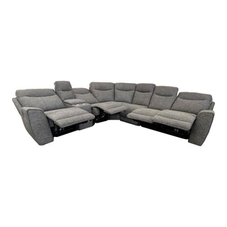 Denburn 7pc Power Recliner Suite - Talent Graphite Fabric