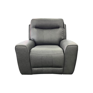 Denburn Leather recliner with Power headrests