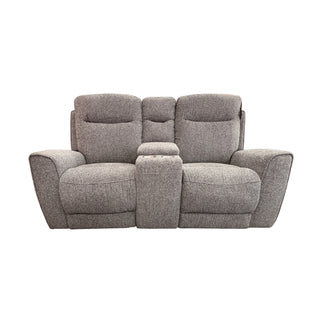 Denburn 3pc Cinema Set - Power Recliners and Headrests - Urban Sofa - Milan Granite Fabric