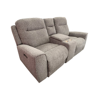 Denburn 3pc Cinema Set - Power Recliners and Headrests - Urban Sofa - Milan Granite Fabric