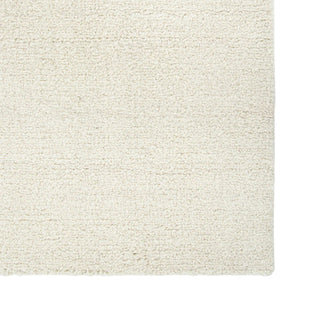 Close-up of a textured beige rug