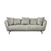 Dove 3-Seater Sofa - Urban Sofa - Misty Grey Velvet