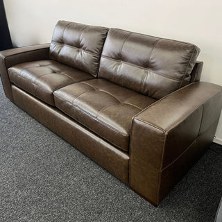 Drummond Queen Sofa bed - Kings Road Dark Brown Leather