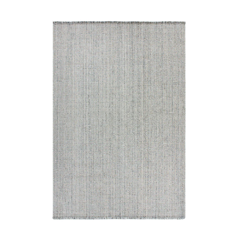 Textured gray rug on a white background