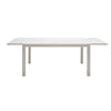 Extension Table Ceramic White Extended