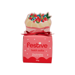 Festive Bath Salts - Marshmallow Pavlova Scent