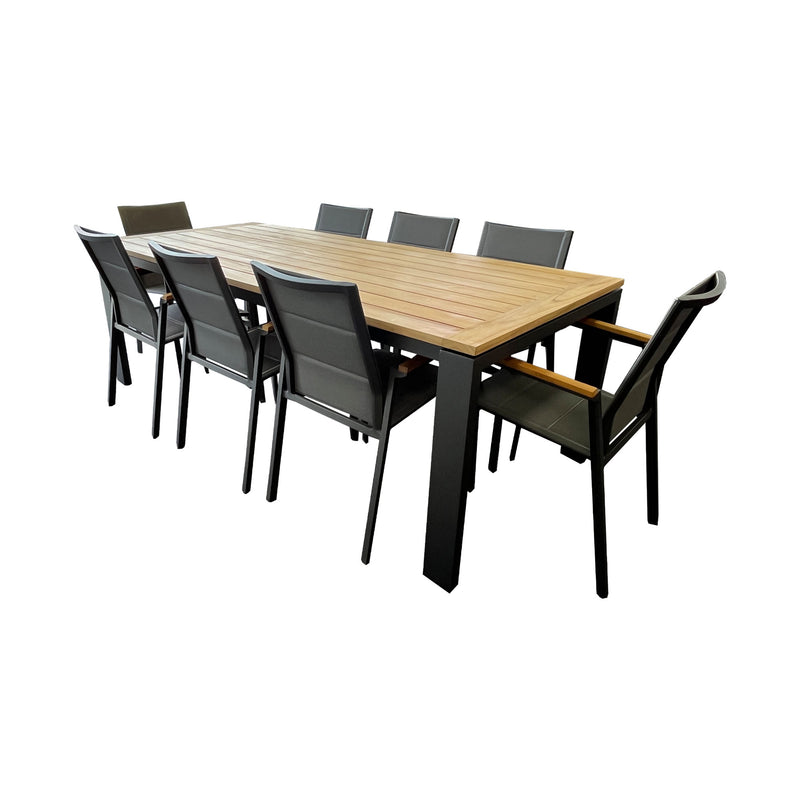 Flaxmill/Copenhagen 9-Pce Outdoor Dining Set