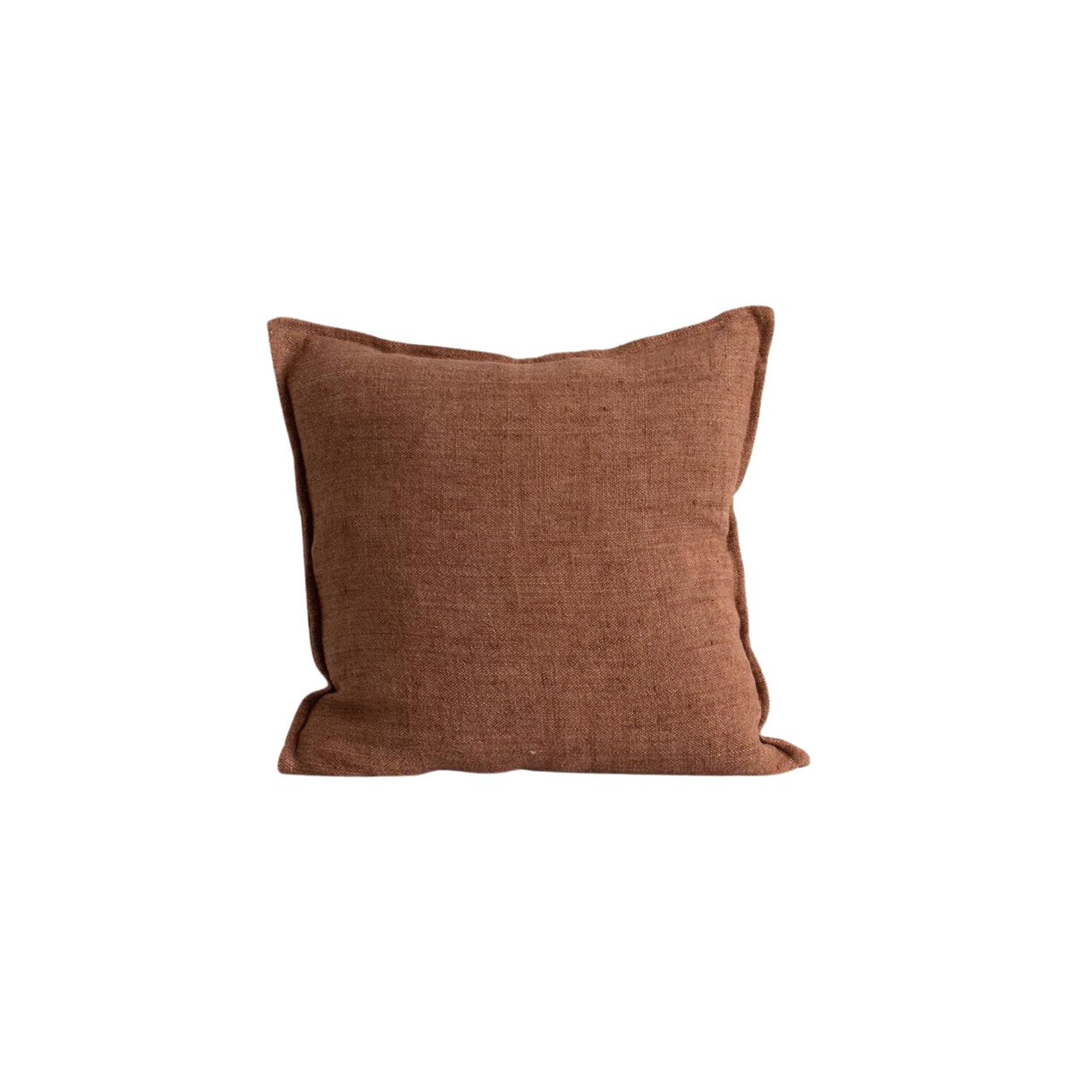 Cushion - Flaxmill with Feather Inner - Chutney