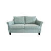 Flora Lounge Suite with Rolled Arms in Aston Seafoam fabric