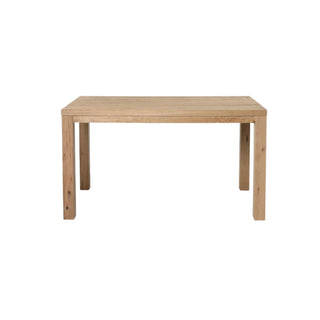 Wooden table on a white background
