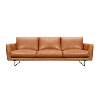 Ranch Tan Leather Sofa 3.5 Seater