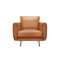 Gatsby Occasional Chair in Ranch Tan Leather