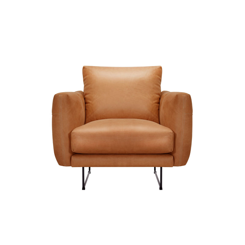 Gatsby Occasional Chair in Ranch Tan Leather