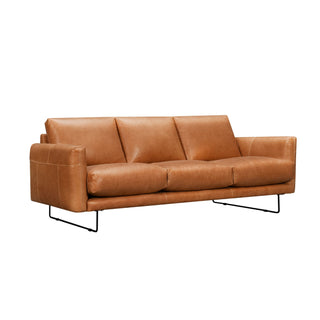 Ranch Tan Leather Sofa