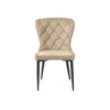 Granby Chair - Taupe Velvet Fabric
