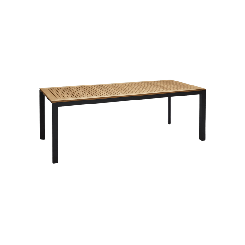 Grove Ext Teak Table - Charcoal