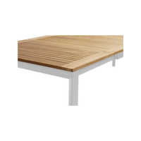 Grove White Extension Outdoor Table