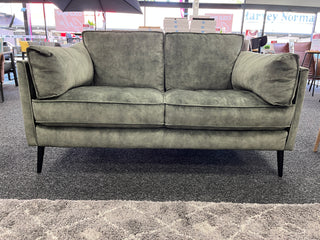 Lawson Moss Green Velvet 2 Seater Sofa