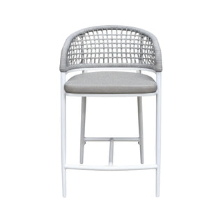 White Outdoor Counter Stool