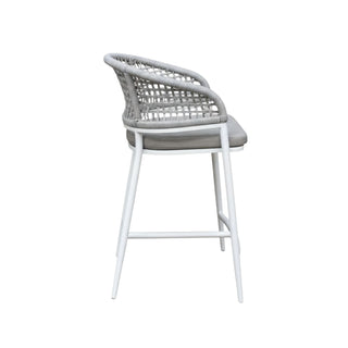 Outdoor counter stool side view