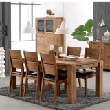 Imola Dining Chair - Dark Brown PU Seat