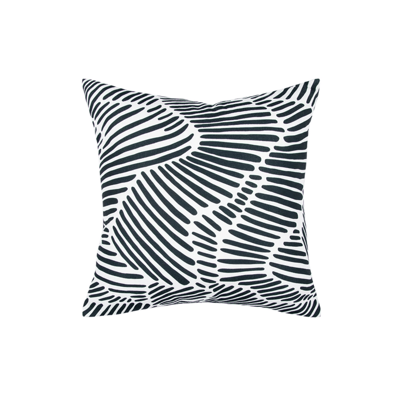 Indoor and Outdoor Cushion Contours Black