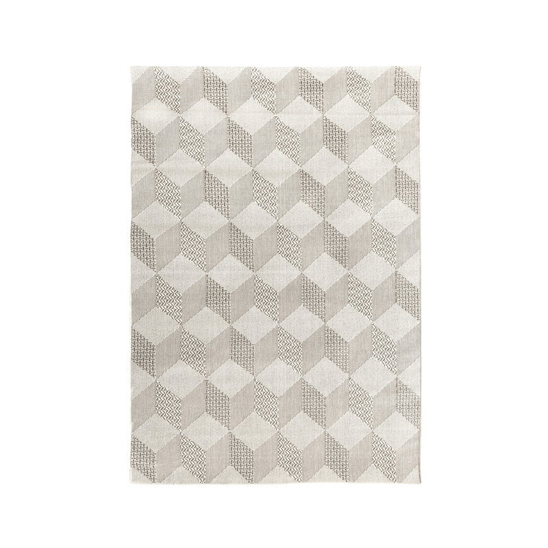 Indoor and Outdoor rug beige abstract
