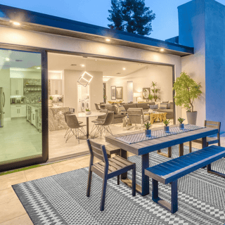 Infoor & Outdoor rug stripe