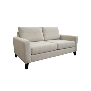 Beige sofa on a white background