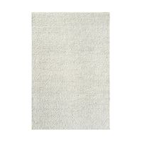 Textured grey rug on a white background