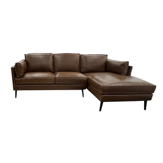 Lawson 2.5Str + CNR Ext Chaise - Kings Road Tan Leather