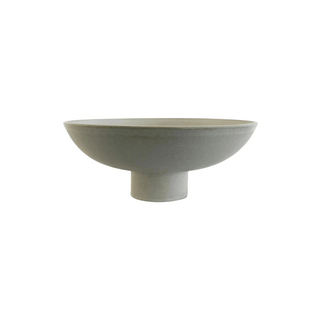 Letti Bowl WHite - Pedestal Fruit Bowl 36cm