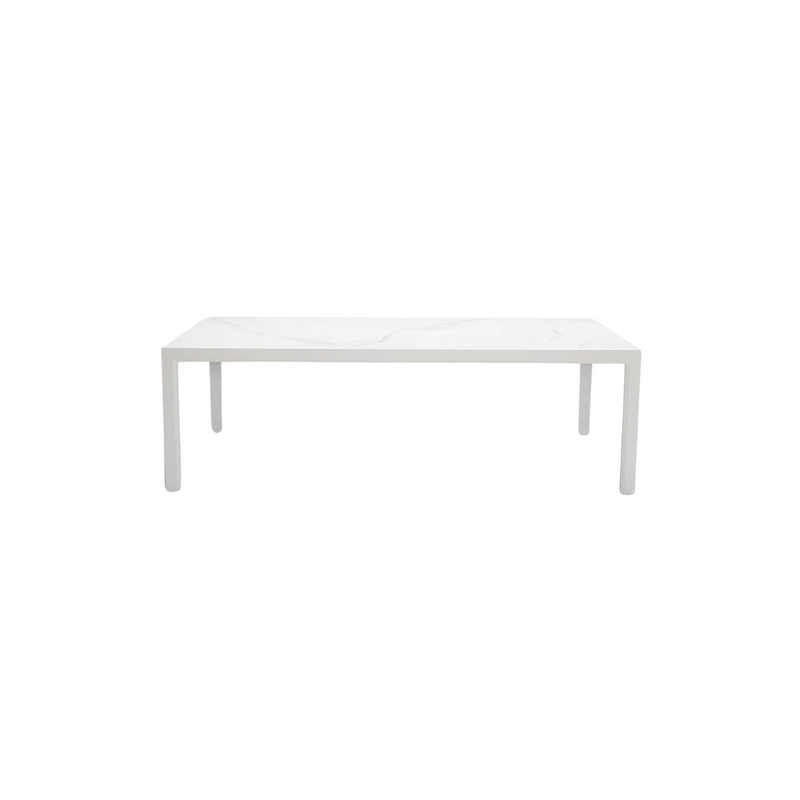 Malmo Ext Ceramic Table White