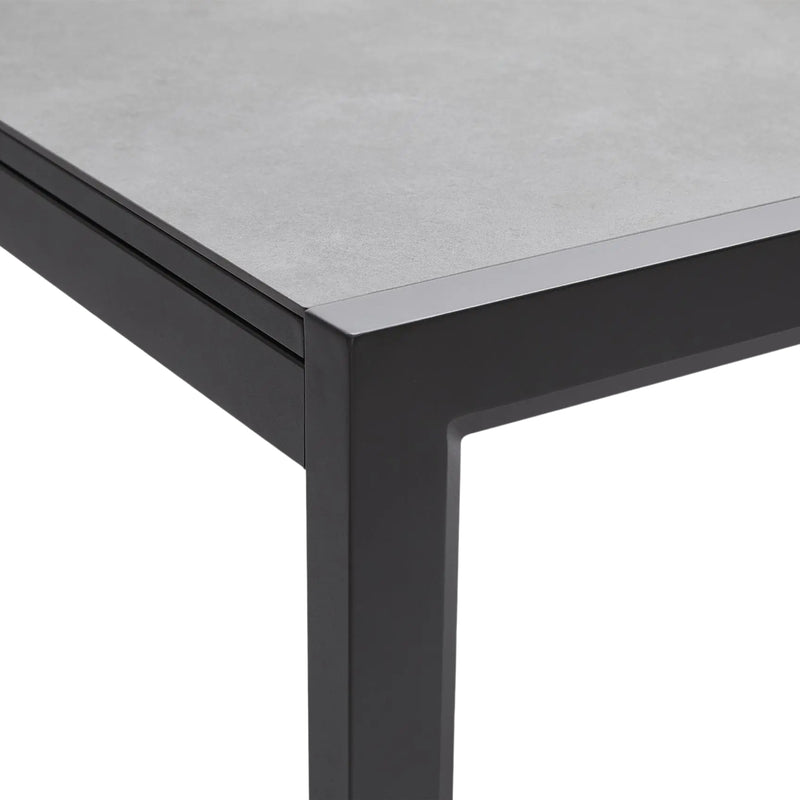 Outdoor Charcoal table that can extend with ceramic top